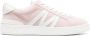 Moncler Monaco M leren schoudertas Roze - Thumbnail 1