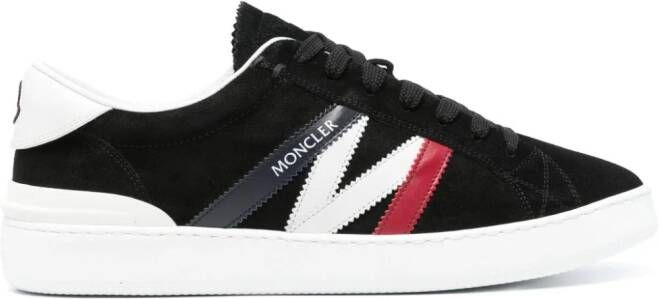 Moncler Monaco M suède sneakers Blauw