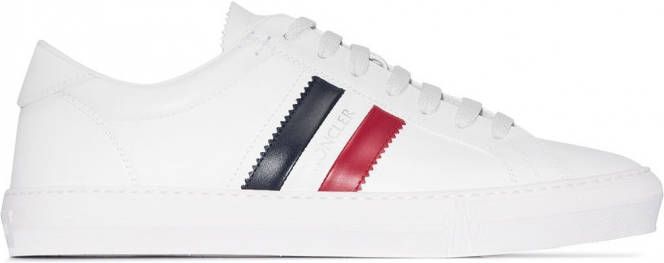 Moncler Monaco sneakers met streep Wit