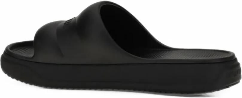 Moncler Altive logo-embossed platform slides Zwart - Foto 4