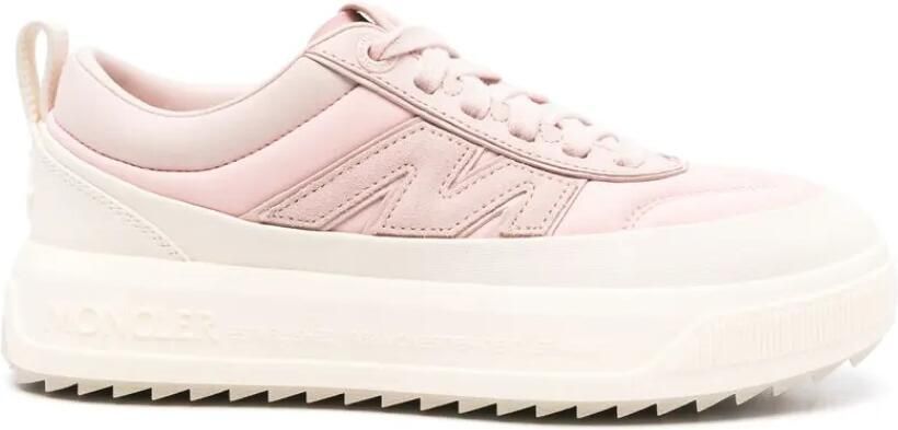 Moncler Altive low-top sneakers met vlakken Roze