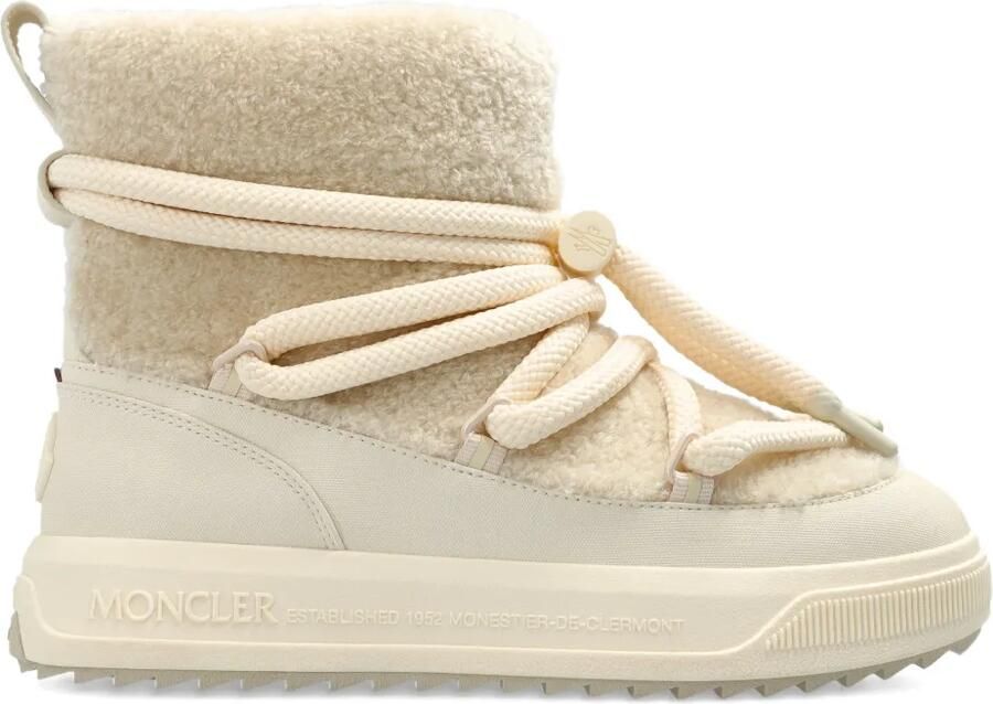 Moncler Altive Mid snowboots met trekkoordsluiting Beige