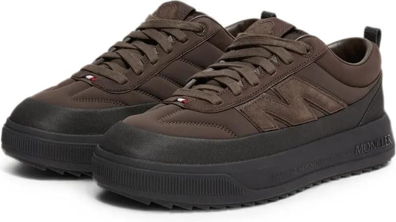 Moncler Altive nubuck & suède sneakers Bruin - Foto 4