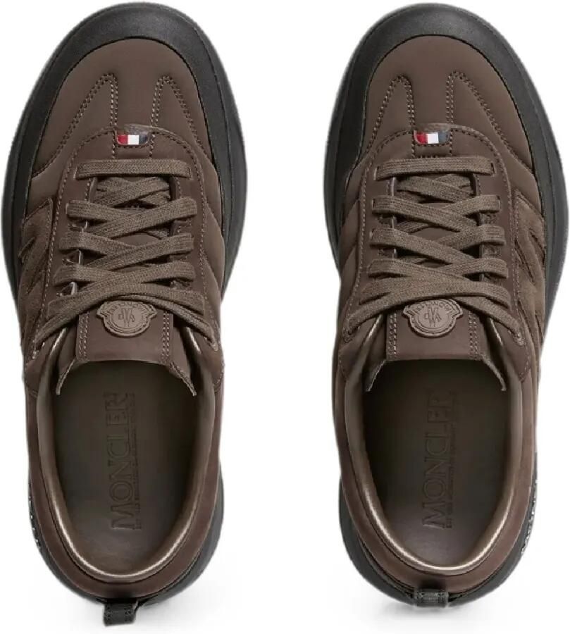 Moncler Altive nubuck & suède sneakers Bruin - Foto 2