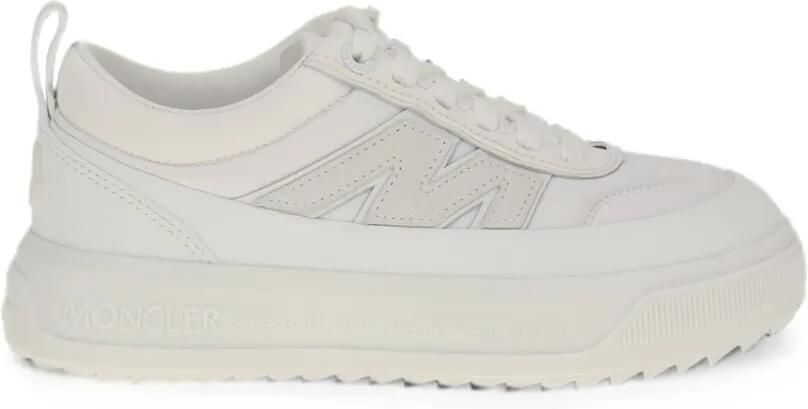 Moncler Altive nubuck & suède sneakers Wit