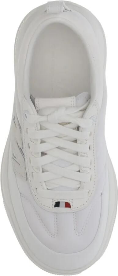 Moncler Altive nubuck & suède sneakers Wit - Foto 3