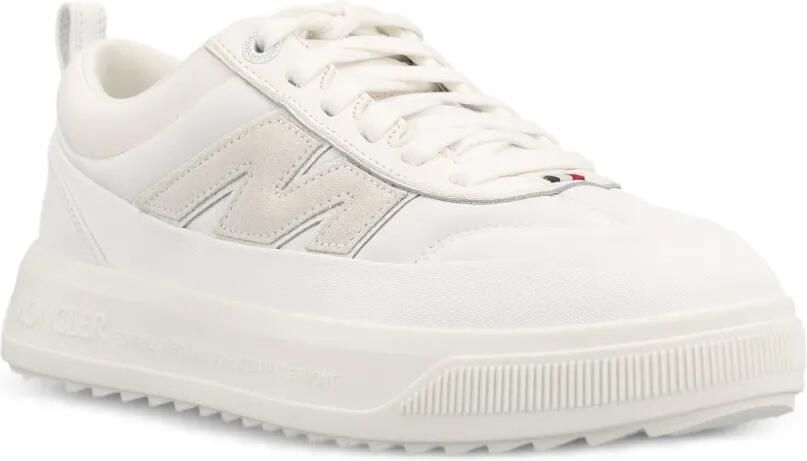 Moncler Altive nubuck & suède sneakers Wit - Foto 3