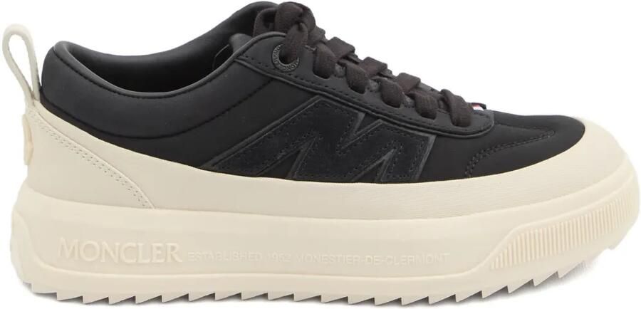 Moncler Altive nubuck & suède sneakers Zwart