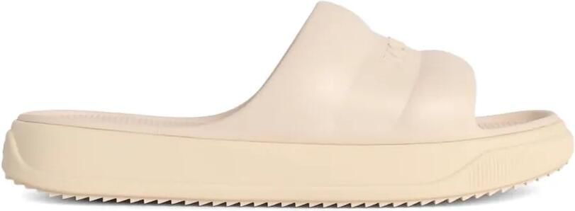 Moncler Altive slippers met logo-reliëf Beige