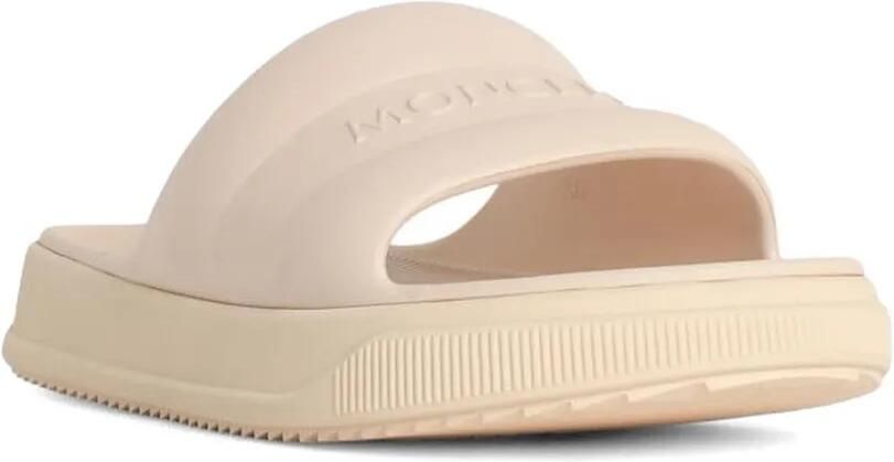Moncler Altive slippers met logo-reliëf Beige - Foto 2