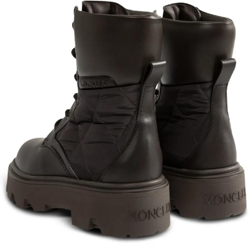 Moncler Aurea gewatteerde enkellaarzen Bruin - Foto 3