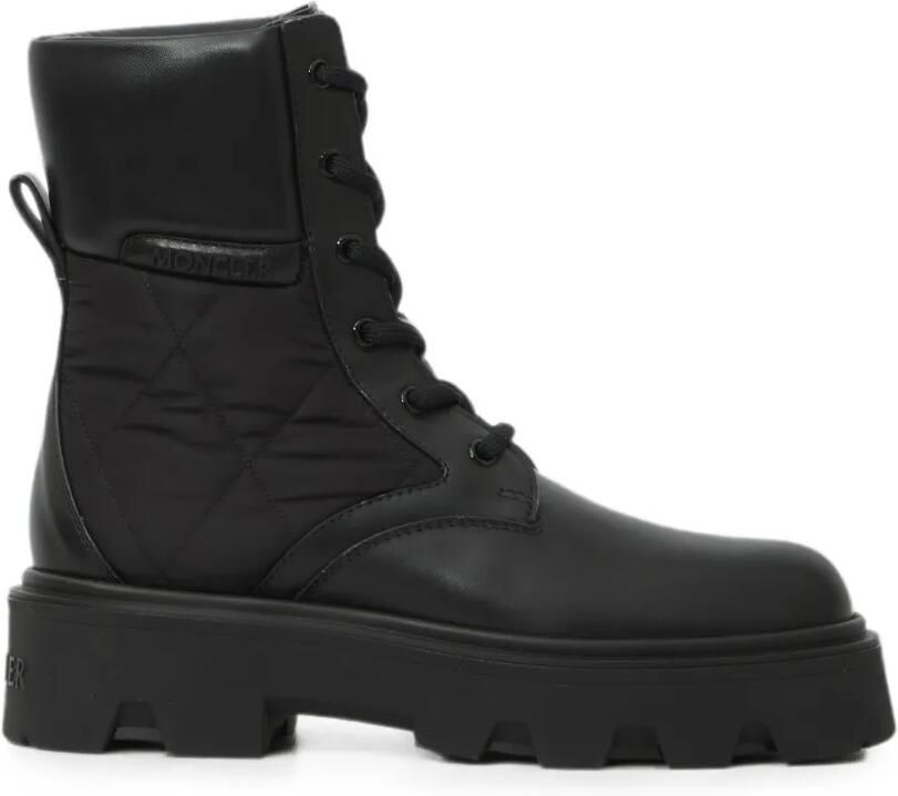 Moncler Aurea leren laarzen Zwart - Foto 3