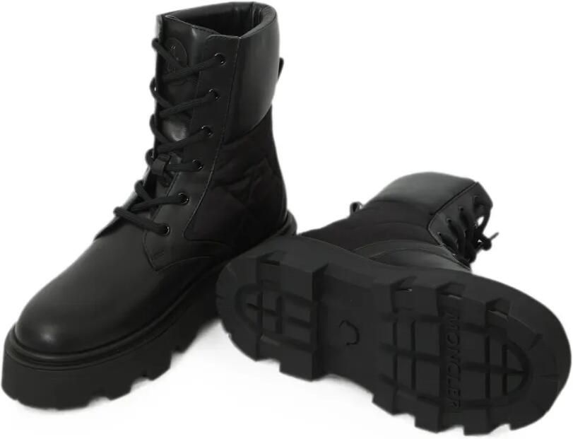 Moncler Aurea leren laarzen Zwart - Foto 5