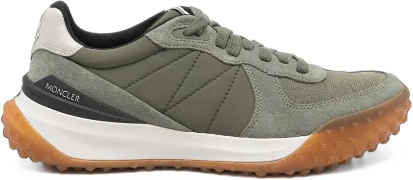 Moncler CityTrek panelled studded-sole sneakers Groen