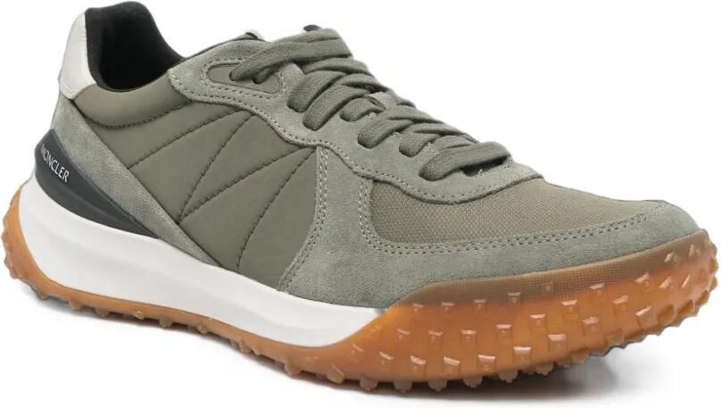 Moncler CityTrek panelled studded-sole sneakers Groen - Foto 2