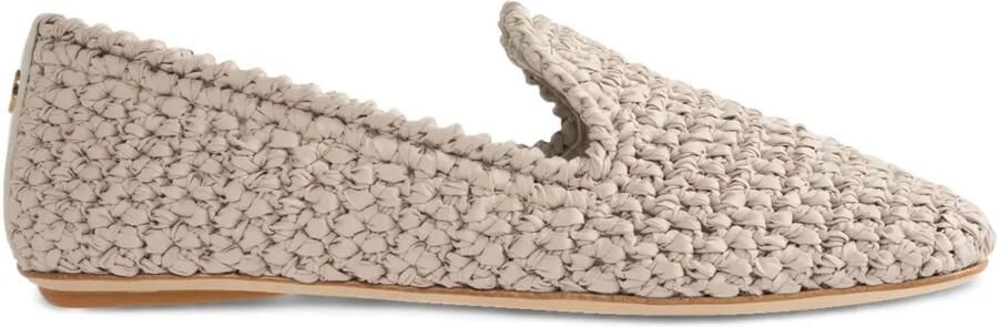Moncler Gevlochten loafers Beige