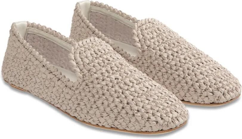 Moncler Gevlochten loafers Beige - Foto 4