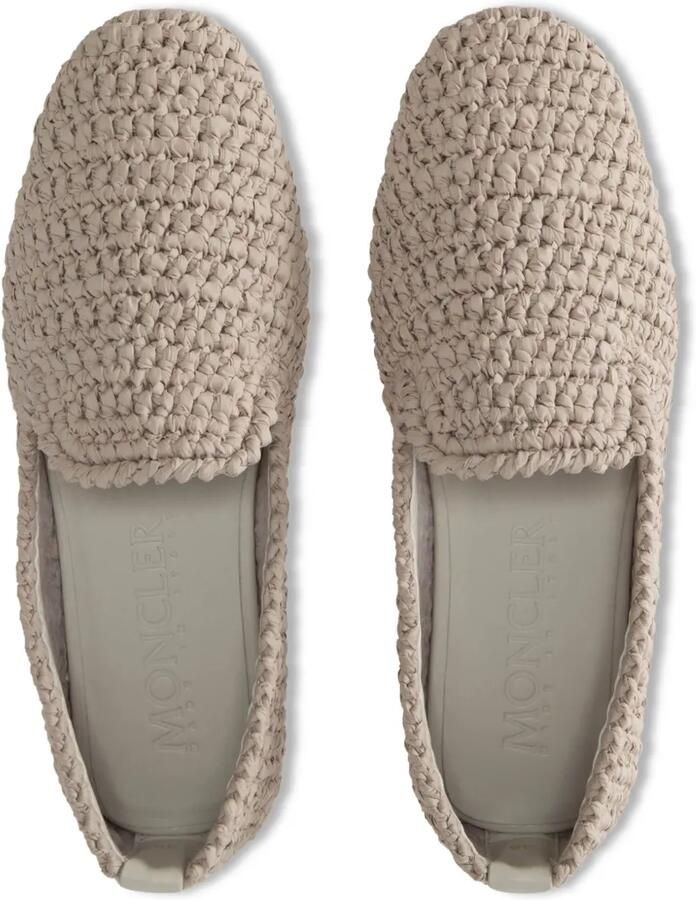 Moncler Gevlochten loafers Beige - Foto 2