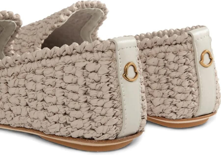Moncler Gevlochten loafers Beige - Foto 3
