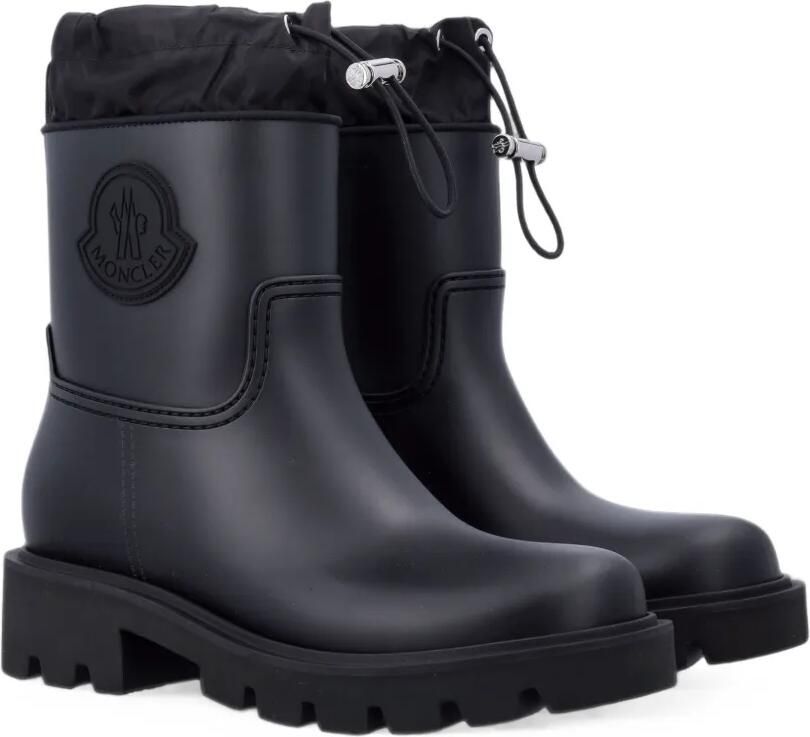 Moncler Kickstream enkellaarzen met trekkoord en logo-patch Zwart - Foto 3