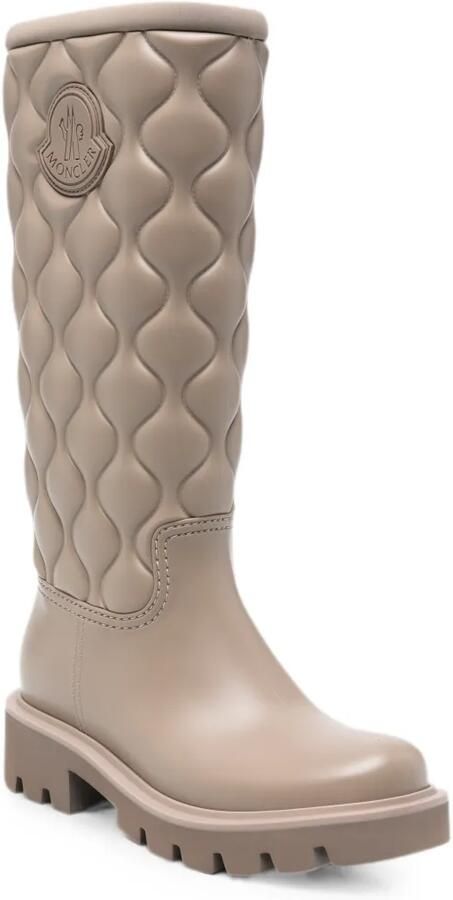 Moncler Kickstream gewatteerd regenlaarzen Beige - Foto 4