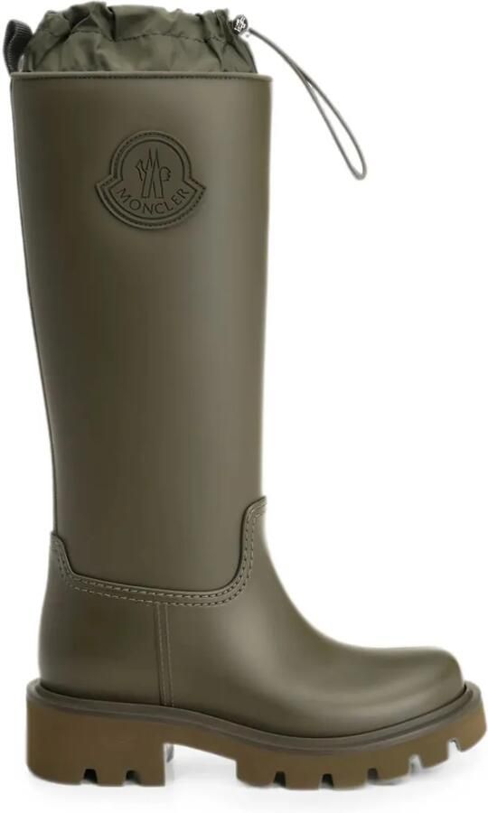 Moncler Kickstream regenlaarzen Groen