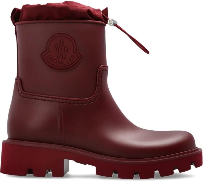 Moncler Kickstream regenlaarzen Rood