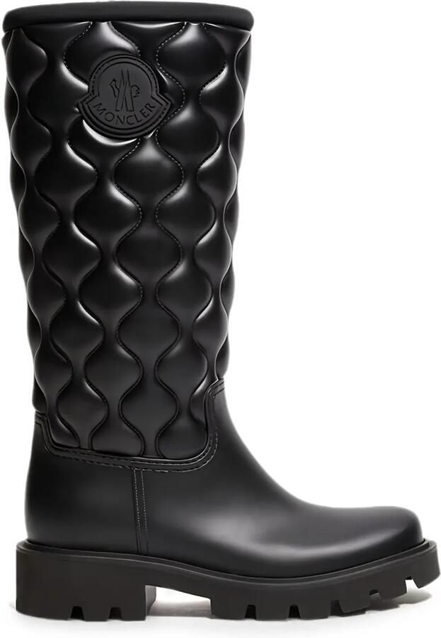 Moncler Kickstream regenlaarzen Zwart