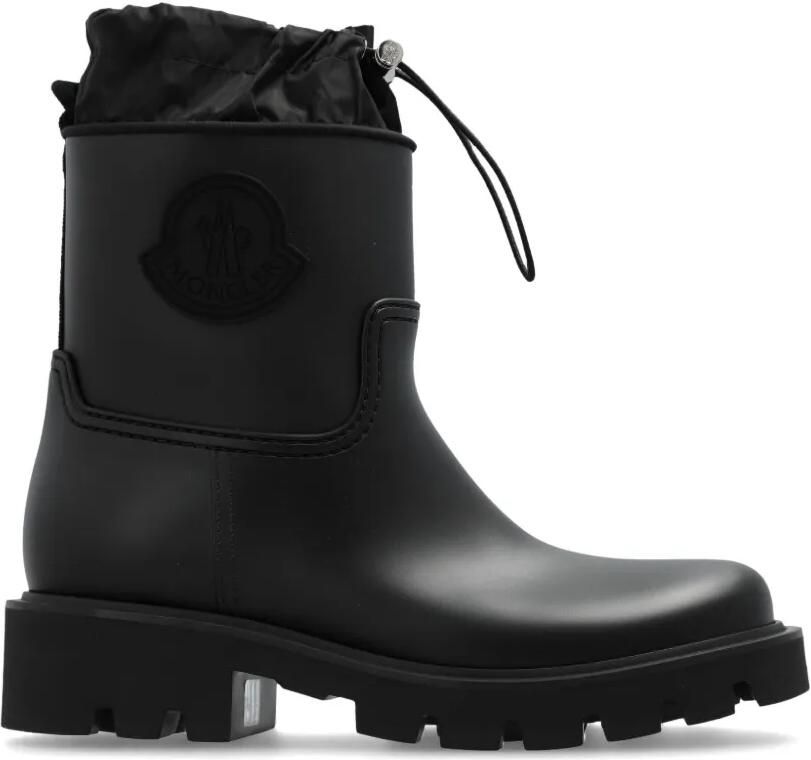 Moncler Kicktream laarzen met trekkoord en chunky zool Zwart