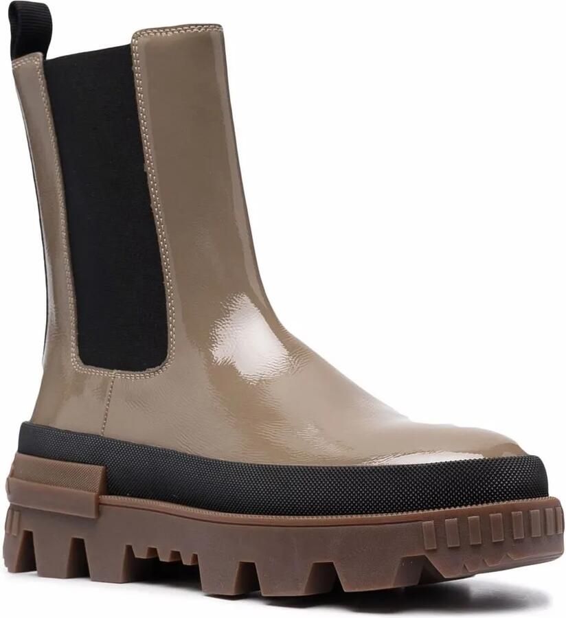 Moncler Leren laarzen Beige - Foto 2