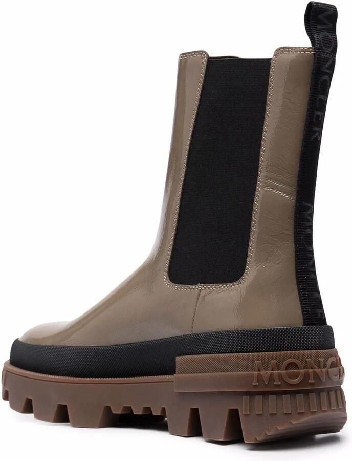 Moncler Leren laarzen Beige - Foto 3