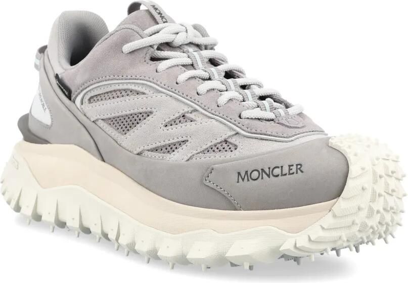 Moncler Leren sneakers met vlakken Grijs - Foto 2