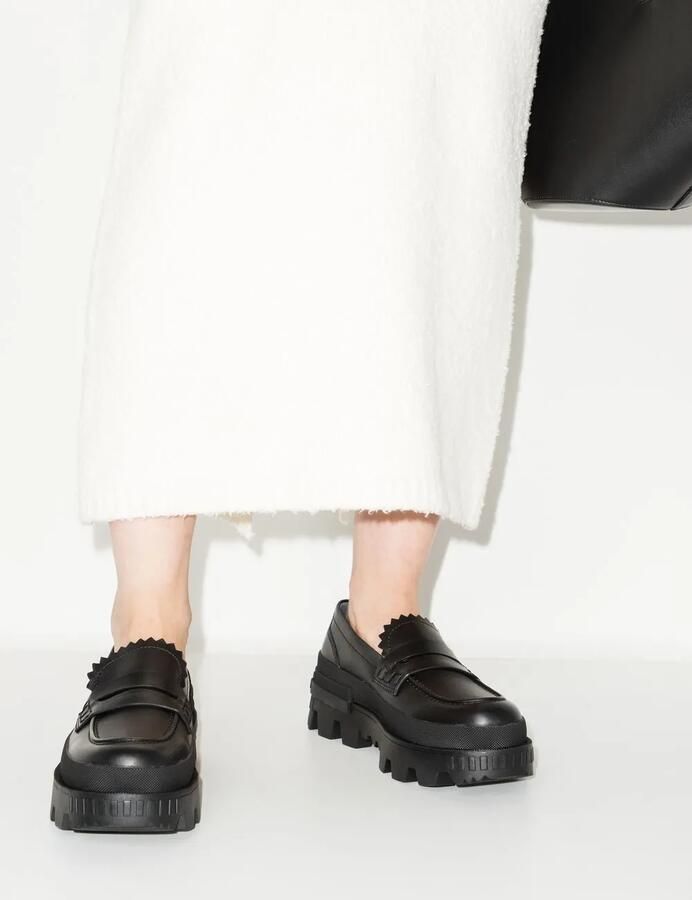 Moncler Maxence chunky loafers Zwart - Foto 3