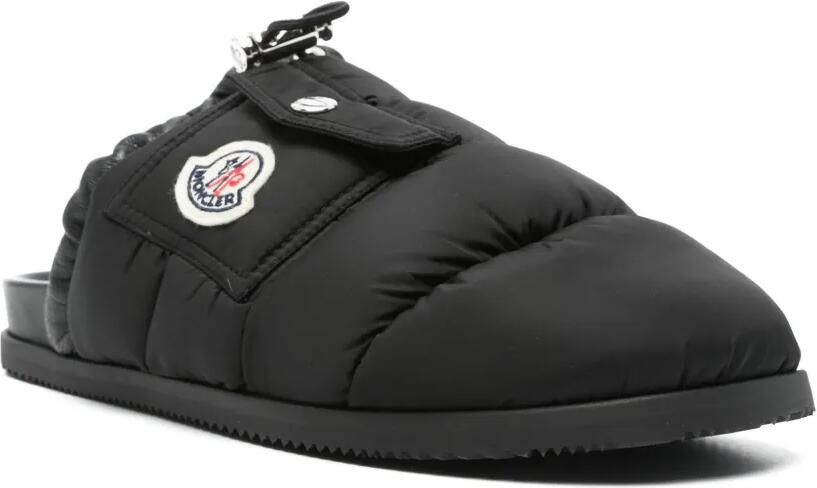 Moncler Mon Pocket slippers Zwart - Foto 2