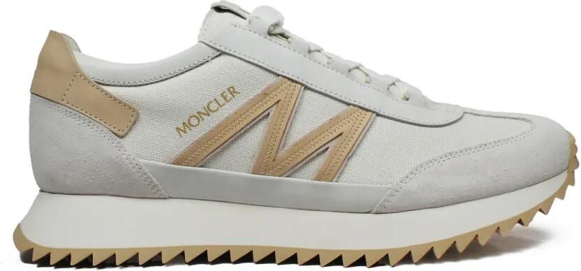 Moncler Pacey 2 leren sneakers met logo Grijs - Foto 4