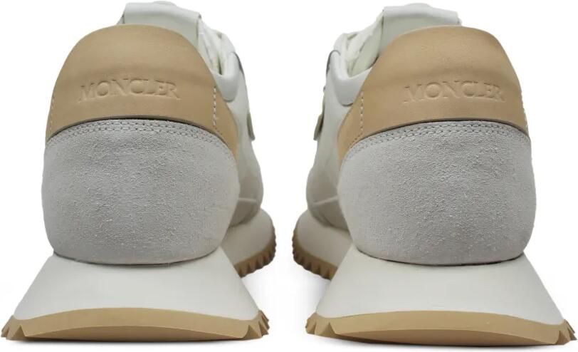 Moncler Pacey 2 leren sneakers met logo Grijs - Foto 3