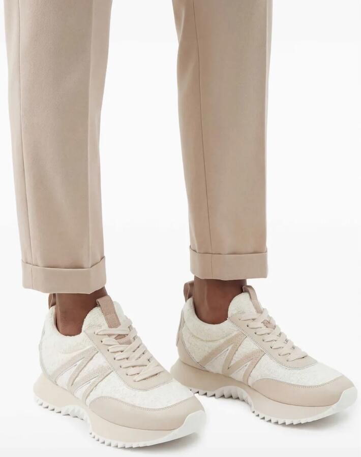 Moncler Pacey bouclé sneakers Beige - Foto 2