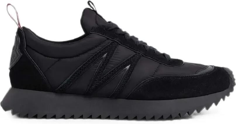 Moncler Pacey sneakers met vlakken Zwart