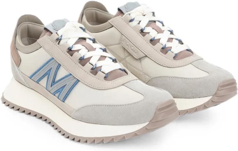 Moncler Pacey2 suède en nubuck sneakers Beige - Foto 3