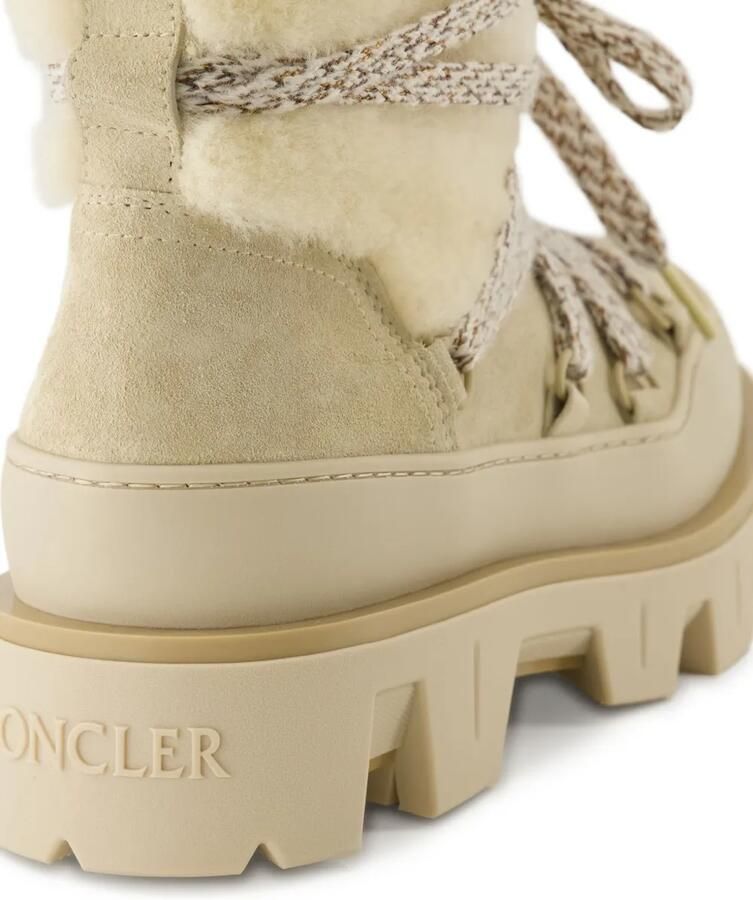 Moncler Peak Après enkellaarzen met veters Beige