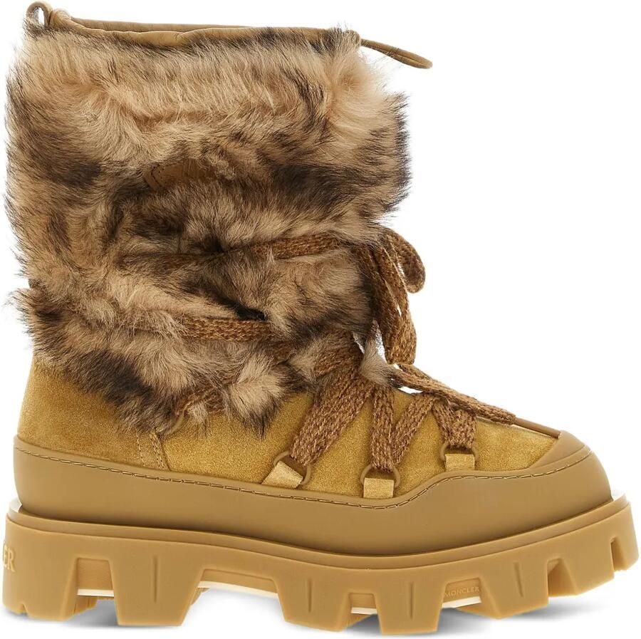 Moncler Peak Après lammy veterlaarzen Beige