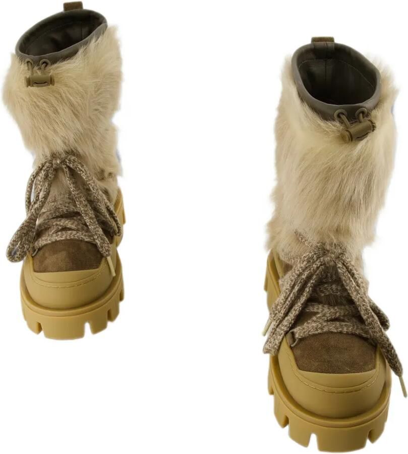 Moncler Peak Après shearling & suede boots Bruin - Foto 2