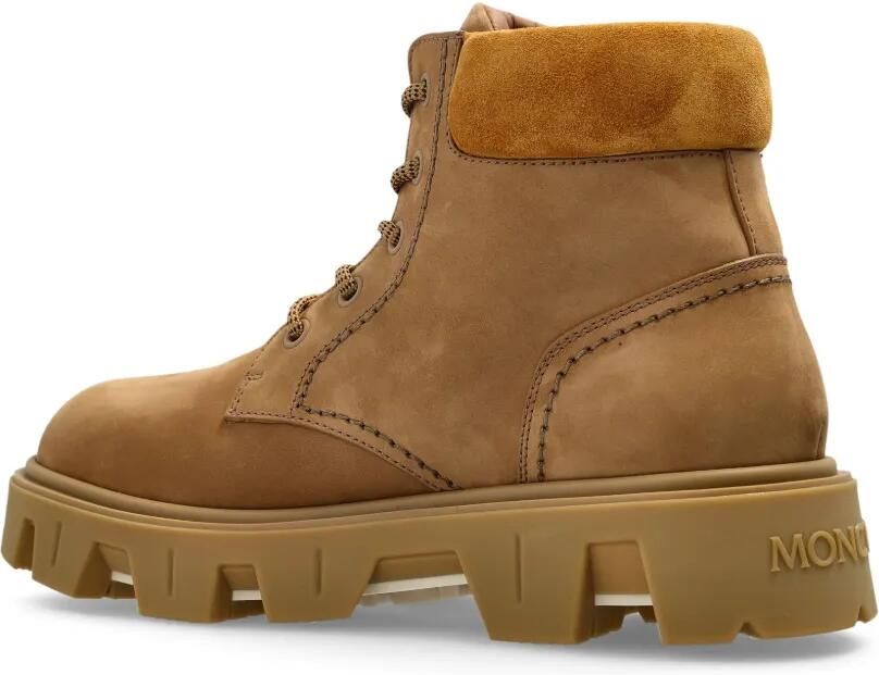 Moncler Peak City enkellaarzen Beige