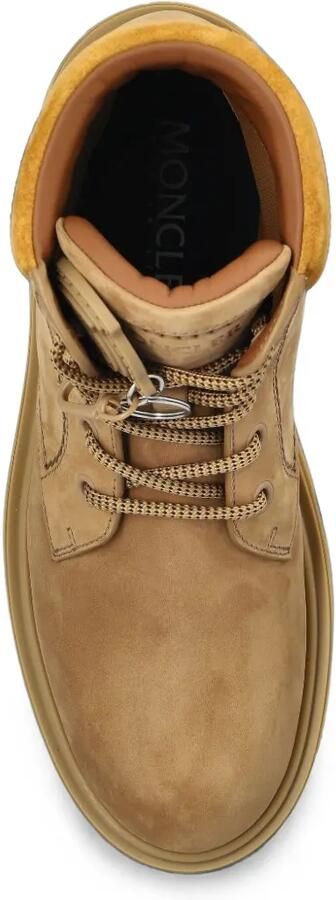 Moncler Peak City laarzen met chunky zool en suède vlakken Beige - Foto 3
