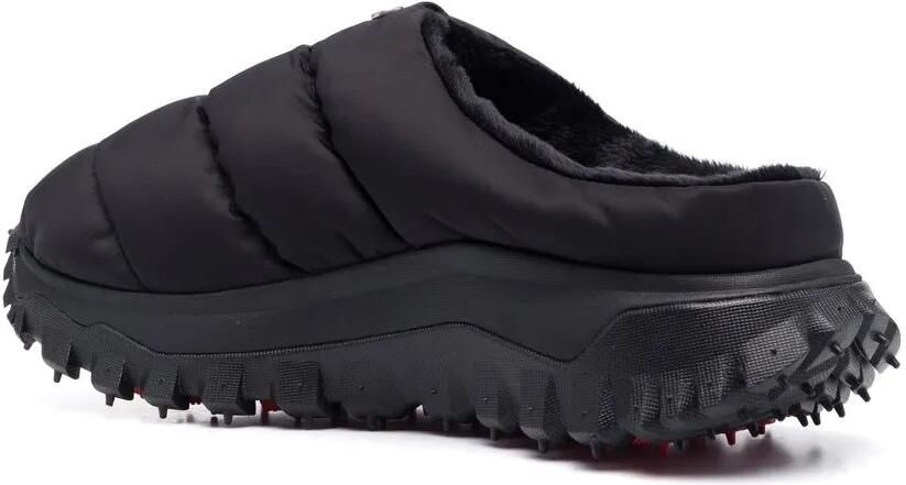Moncler Slippers gevoerd met imitatiebont Zwart - Foto 3