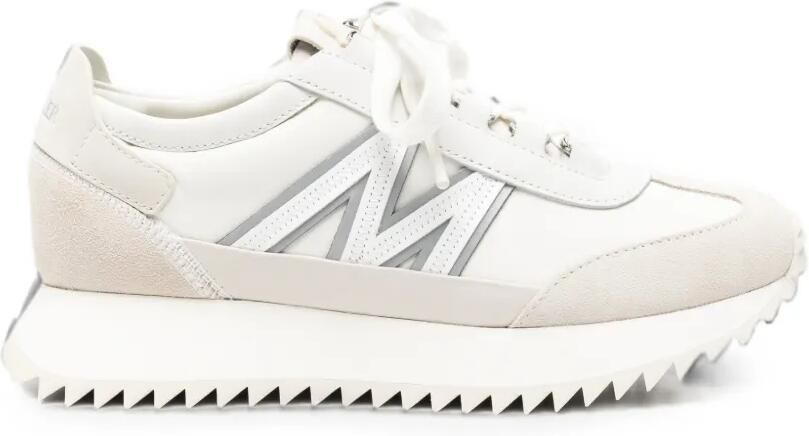 Moncler Sneakers met suède vlakken Beige
