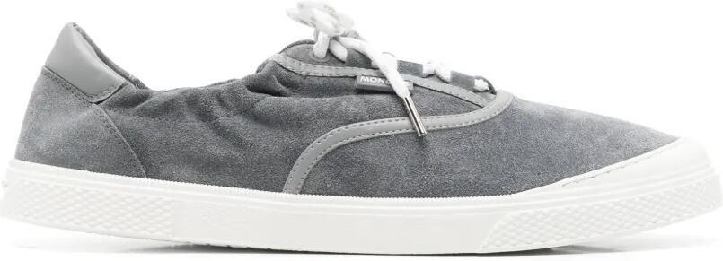 Moncler Suède sneakers Grijs