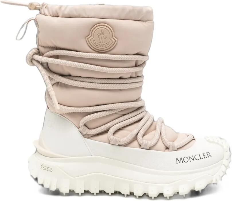 Moncler Trailgrip Après High quilted lace-up boots Roze