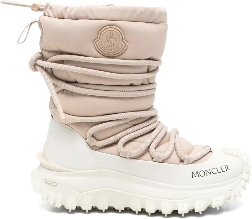 Moncler Trailgrip Après High quilted lace-up boots Roze