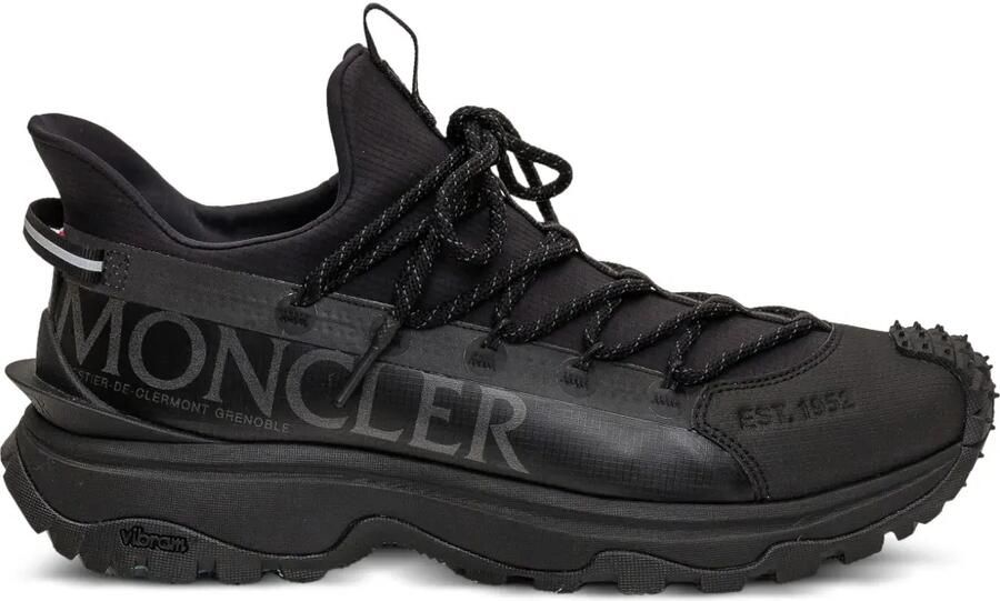 Moncler Trailgrip Lite2 sneakers met logopritn Zwart